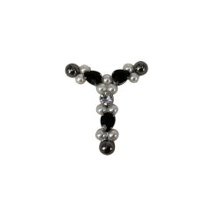 New manufacturers popular custom diy handmade flower pearl diamond decorative flower shoe accessories accessories