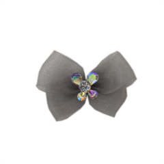 Korean version of hot handmade pearl sequin acrylic drill bow hairpin clothing material accessories shoe accessories