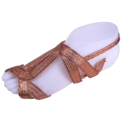 Cross-border tige semi-finis chaussures pour femmes chaussures pour enfants broderie électrique corde brodée éclaté crack PU sandales tige matériel de chaussure traitement