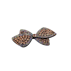 Korean version of the classic retro popular rhine-drill geometric type pearl one-word clip hairpin hair accessories manufacturers direct hair