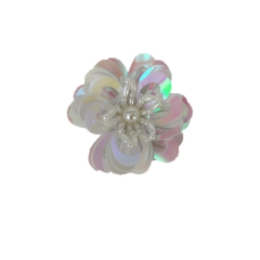 Europäische und amerikanische neue böhmische Perlenstickereischuhe Blumenperlen Damenschuhe Hausschuhe Kinderschuhe Schuhe Blumenschuhschnalle Zubehör Musterverarbeitung