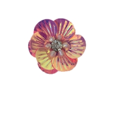 Europäische und amerikanische neue böhmische Perlenstickereischuhe Blumenperlen Damenschuhe Hausschuhe Kinderschuhe Schuhe Blumenschuhschnalle Zubehör Musterverarbeitung