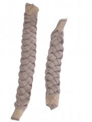 Parte superior personalizada material de calzado semiacabado paño de lana esponja tira adhesivo adhesivo taladro taladro en caliente sandalias adornos accesorios muestras procesadas