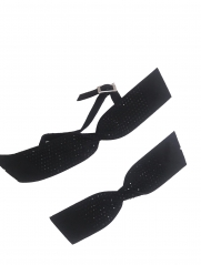 Zapatos personalizada en la superficie de semiterminado XieCai ovejas Jing franela de algodón accesorios de láser con sandalias pantuflas collares para procesos de explosión del