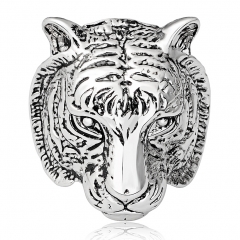 Smart ClayLucky Gothic Men's Biker Tiger Skull Skeleton Silver Bikers Ring Jewelry Accessories cnd