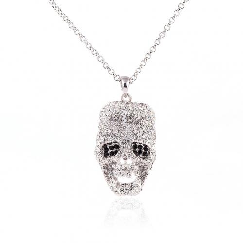 Outstanding Long Necklaces Punk Skull Pendant Chokers for Men's Women's Fashion Jewelry Accessories