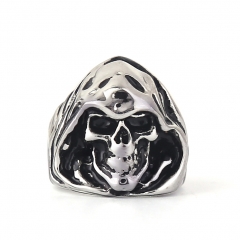 EVBEA Steel Soldier Punk Biker Men's Titanium Stainless Steel Ring Multi Rock Lots Skull Ring For Men Ring Jewelry