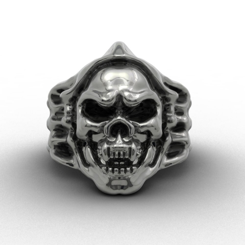 Bague Vintage Biker Punk Skull Pour Bijoux De Style Gothique Pour Hommes