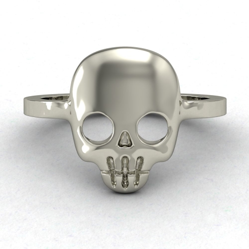 Divertido anillo de calavera lindo Anillo de calavera gótica para las mujeres Joyería de caramelo de calavera de azúcar