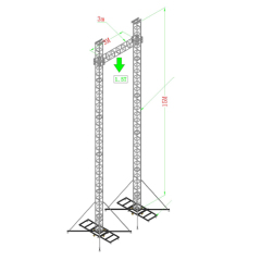 3x15m LED Truss System