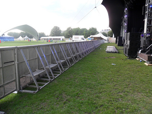 Concert/Event Used Barrier Aluminum Alloy Stage Barrier with Door For Concert/Event