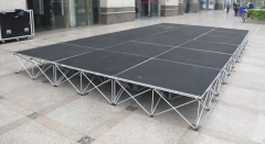 Good Loading Aluminum Portable Stage Foldable Mobile Stage For Wooden Platform Stage