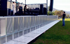 Concert/Event Used Barrier Aluminum Alloy Stage Barrier with Door For Concert/Event