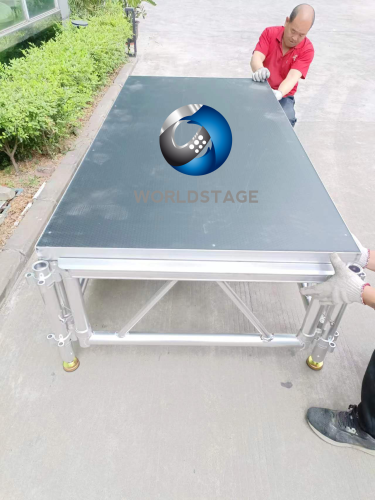 1*2 m customized assemble stage finished production!