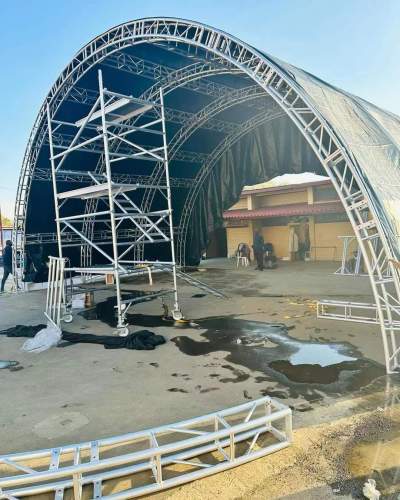 Arched Aluminum Truss Stage System