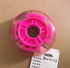 80*24mm wheels with lights