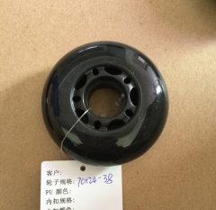 70*24mm wheels with lights