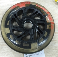 125*24mm wheels with lights