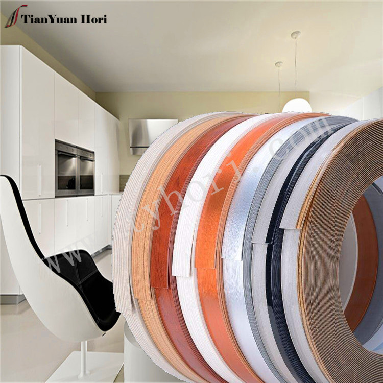 China factory furniture flexible edge banding 0.1mm pvc for malaysia edge banding strip