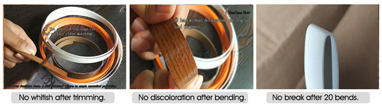  furniture edging for pvc banding tape color matching