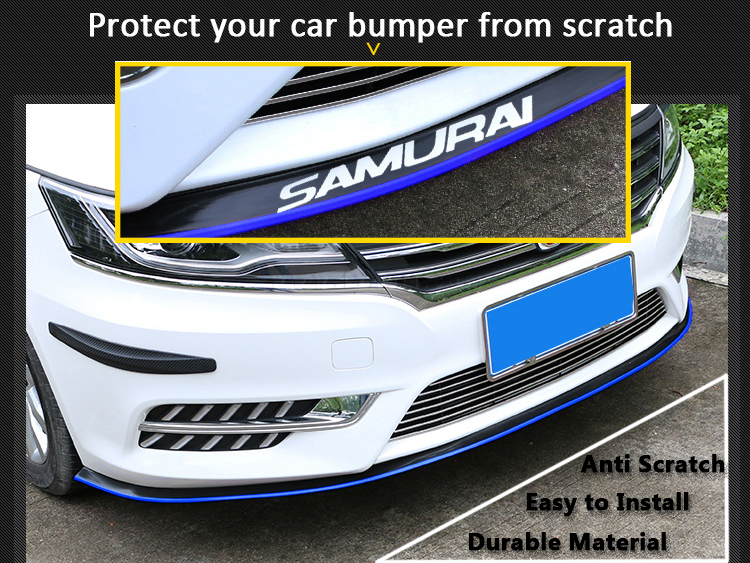 Factory Direct Wholesale Rear Lip Bumper Side Skirt Protector Rubber Spoiler Lip