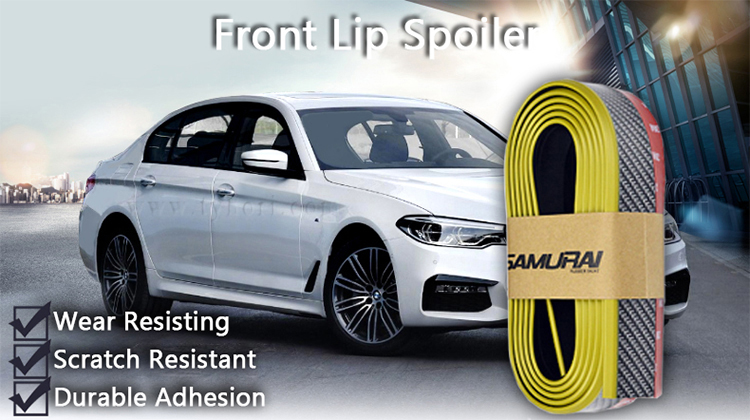China Front Bumper Lip Guard Cover Chin Protector Carbon Fiber Front Lip 3m Tape
