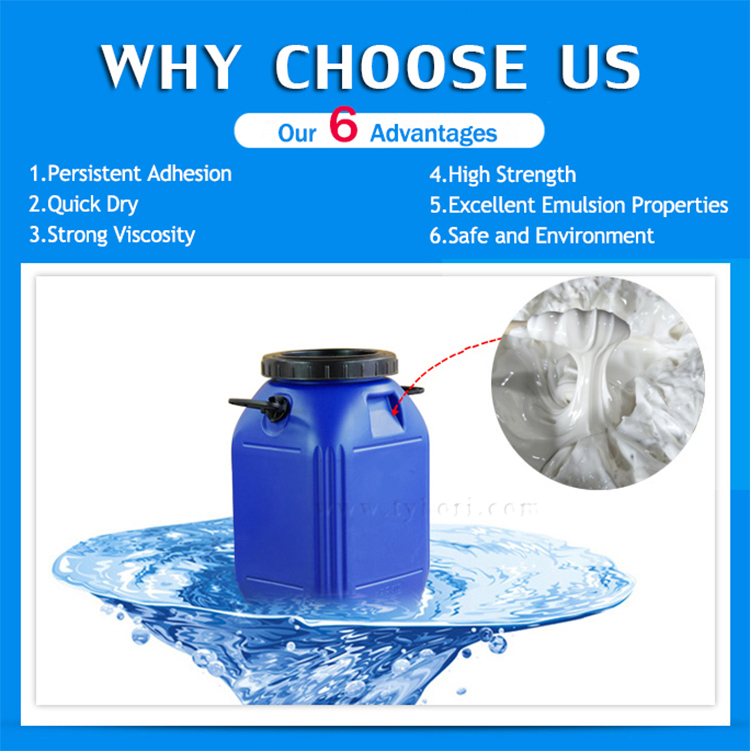 Best Selling Product Protective Film Water Based Acrylic White Latex Glue Supplier