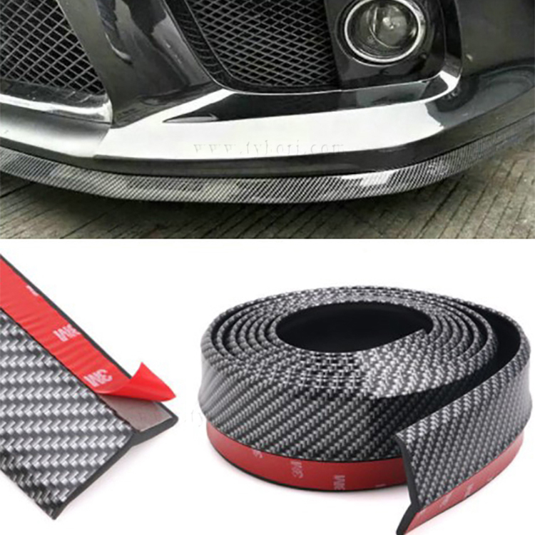 2018 Hot Selling Front Lip Splitter Sided Tape Spoiler Lip for Cars Trucks SUV