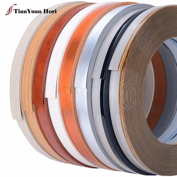 furniture parts veneer pvc edging plastic decorative table banding countertop edging strip for 3mm 3d pvc edge banding