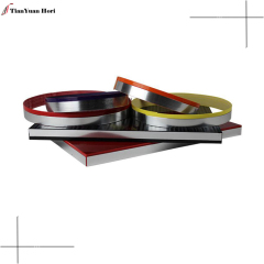 Customer Design multicolour 2mm pvc door metallic plastic edge banding