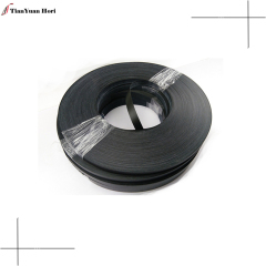 Factory direct wholesale plywood edge banding black home furniture 2mm solid color pvc edge banding tape