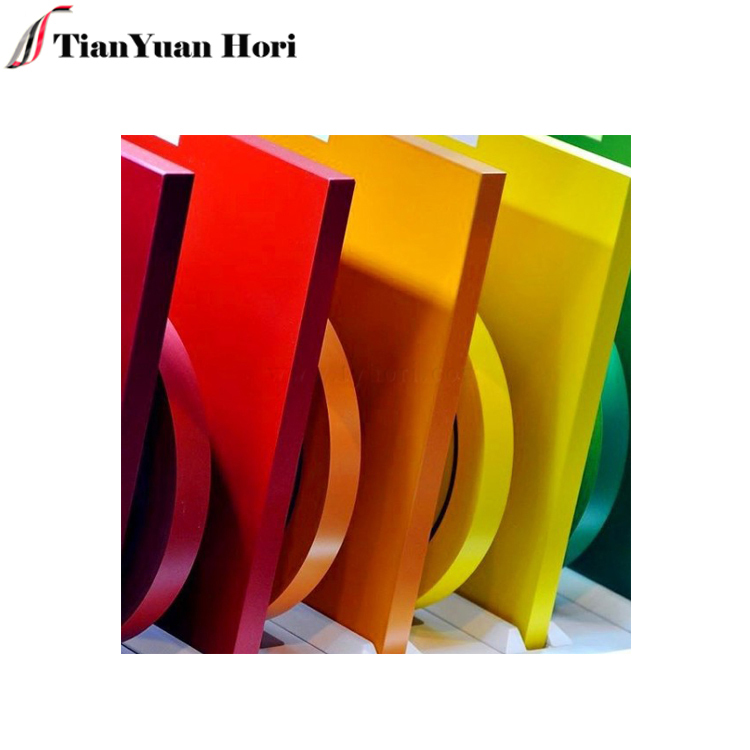 China new products hot items 3mm furniture table decor edge trimming solid color pvc edge banding