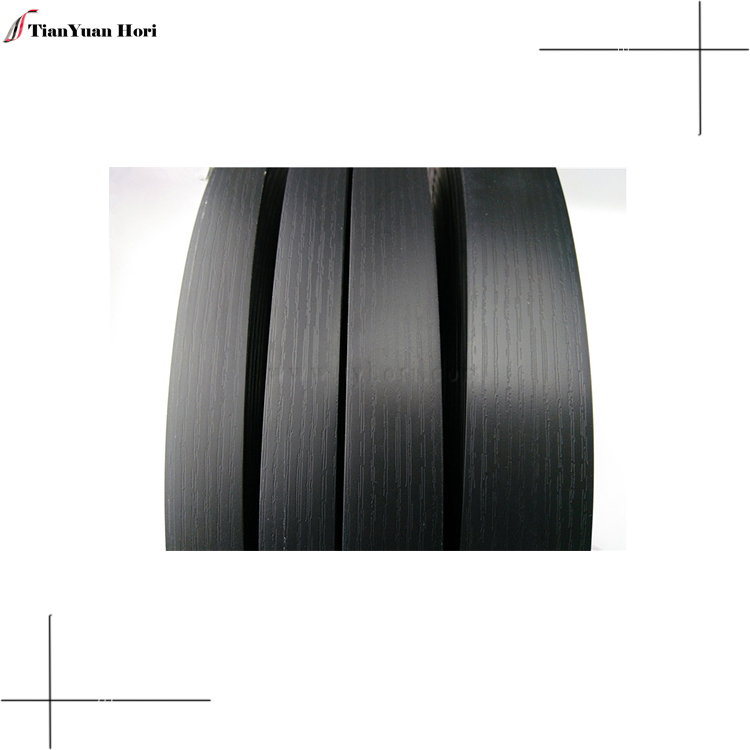 Factory direct wholesale plywood edge banding black home furniture 2mm solid color pvc edge banding tape