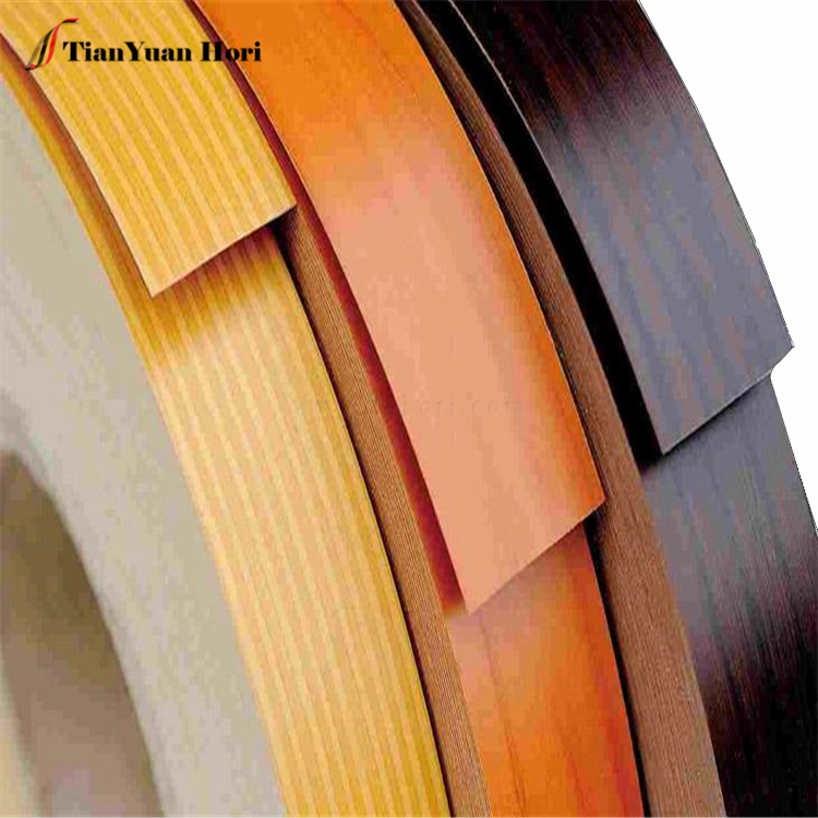 Customer Design wood grain color OEM thin pvc protective edge banding