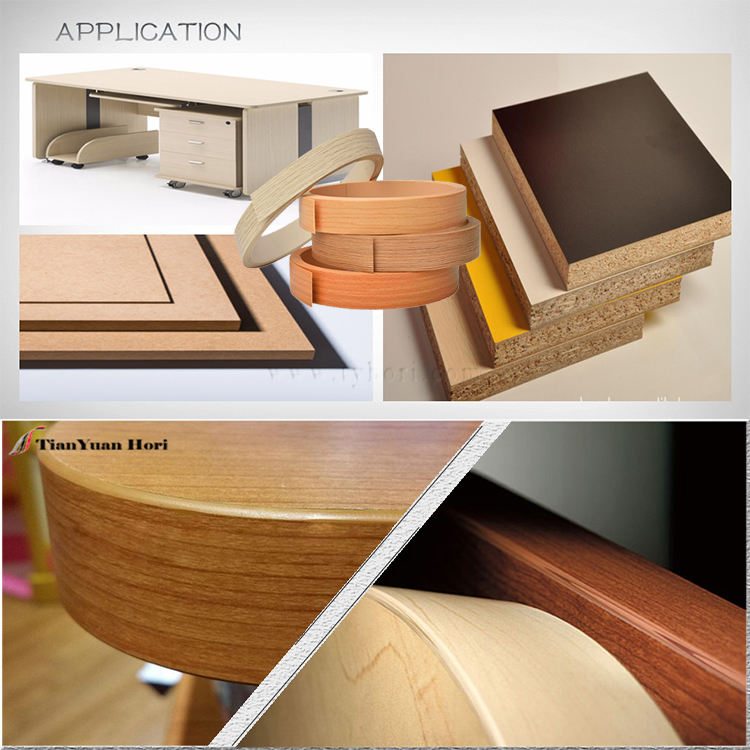 Best selling hot China products wood grain edge strip cabinet pvc wood grain edge tape