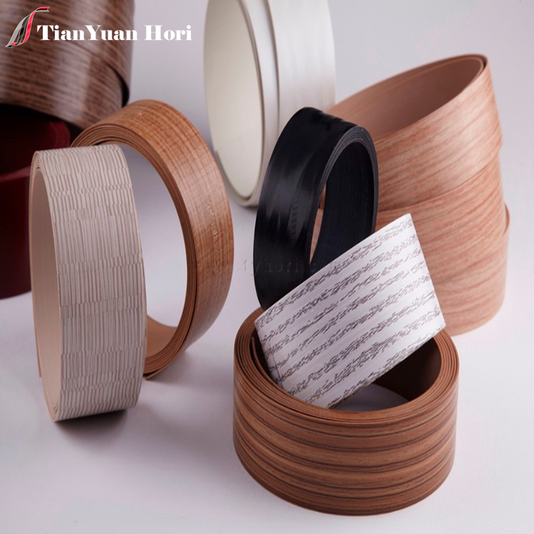 wholesale china factory ambry accessories 2mm wood grain pvc edge banding