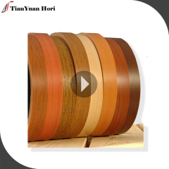 New design wooden single Canada pvc edge banding wood grain MDF pvc edge banding tape