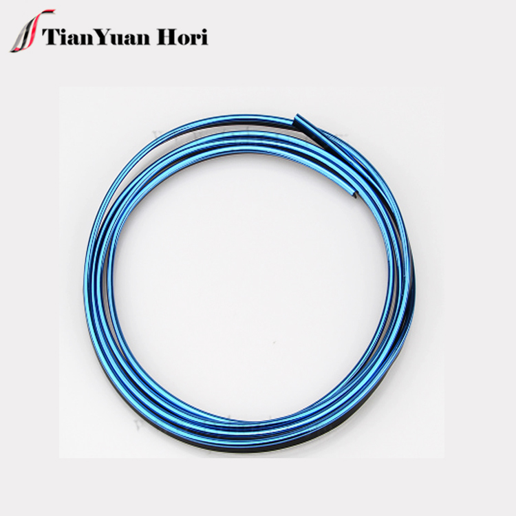 wholesale china factory Car Door Interio Decoration Moulding blue Trim Strip Line