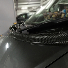 Car styling 1.5m Carbon fiber Rubber Rear Wing Lip Spoiler Car Spoilers Strip