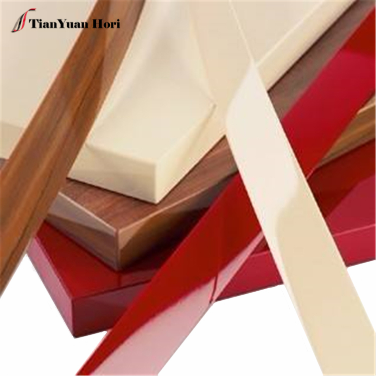 furniture accessories 3mm Wood Grain high gloss pvc edge banding