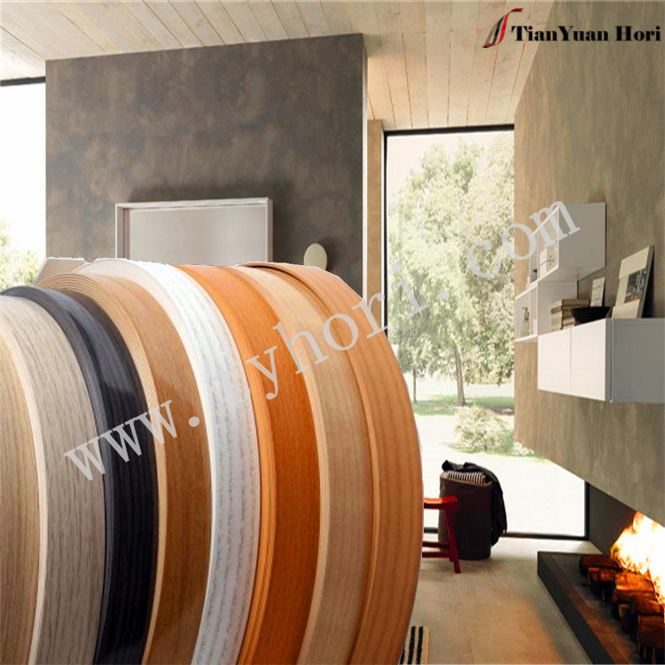 China market edge banding HYWCS-8418 high-quality PVC flexible wood grain edge banding