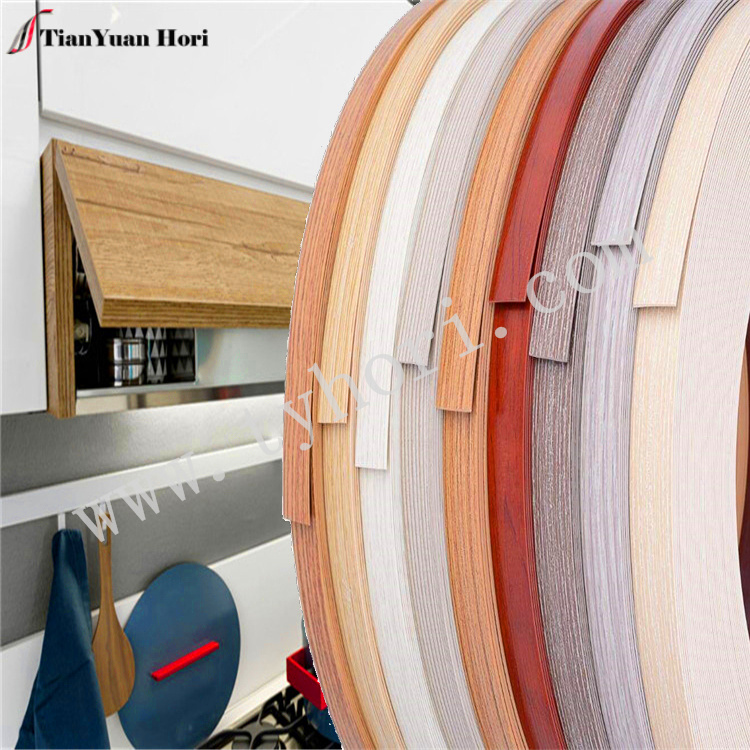 New products on china market edge banding HYWCS-8416 high-quality PVC wood grain edge banding