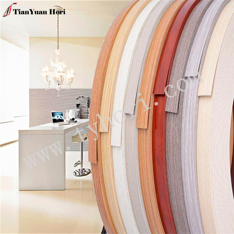 Factory direct sale HYWCS-8420 furniture PVC wood grain edge banding