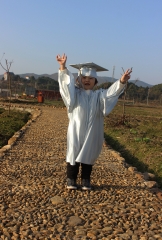 Kindergarten Graduation Gown Cap Tassel Set -silver