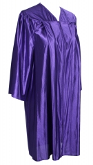 Unisex Economy Shiny Graduation Gown Only,Purple