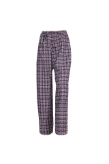 Woman's Logo Woven Plaid Pants