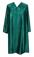 Unisex Economy Shiny Graduation Gown Only,Forest Green