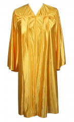 Unisex Economy Shiny Graduation Gown Only,Gold
