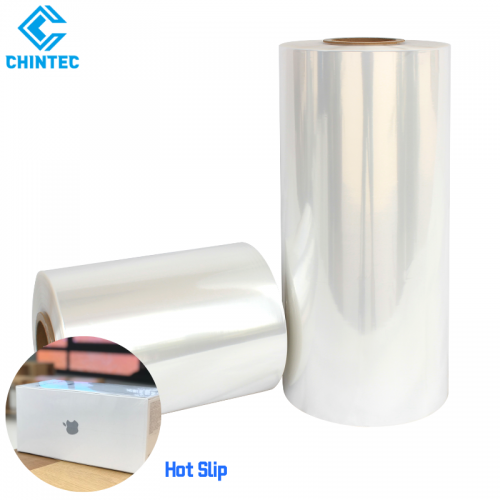 High Speed Shrinking Material Hot Slip Polyolefin POF Shrink Film, No Sticky Surface for Assembly Packagings