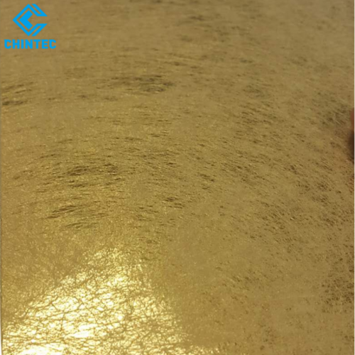 Silver Gold White Non Woven Fabric Laminate Film, Silk Alike Surface for Paperboard Printings